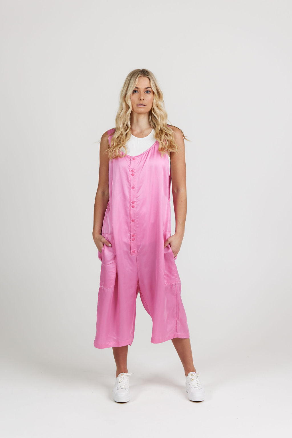 AU JUMPSUIT - BARBIE PINK