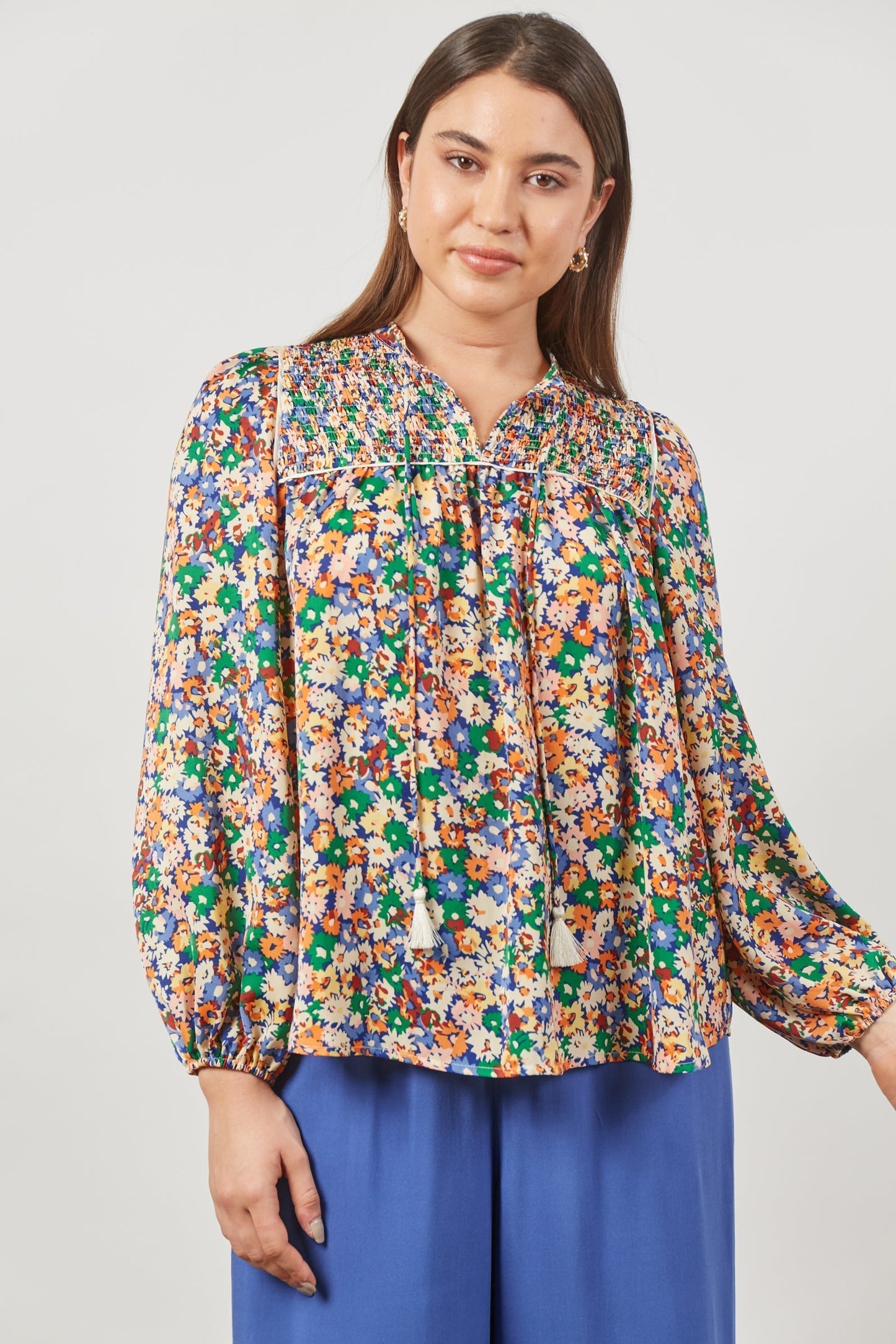 ROMANCE BLOUSE MEADOW BLOOM