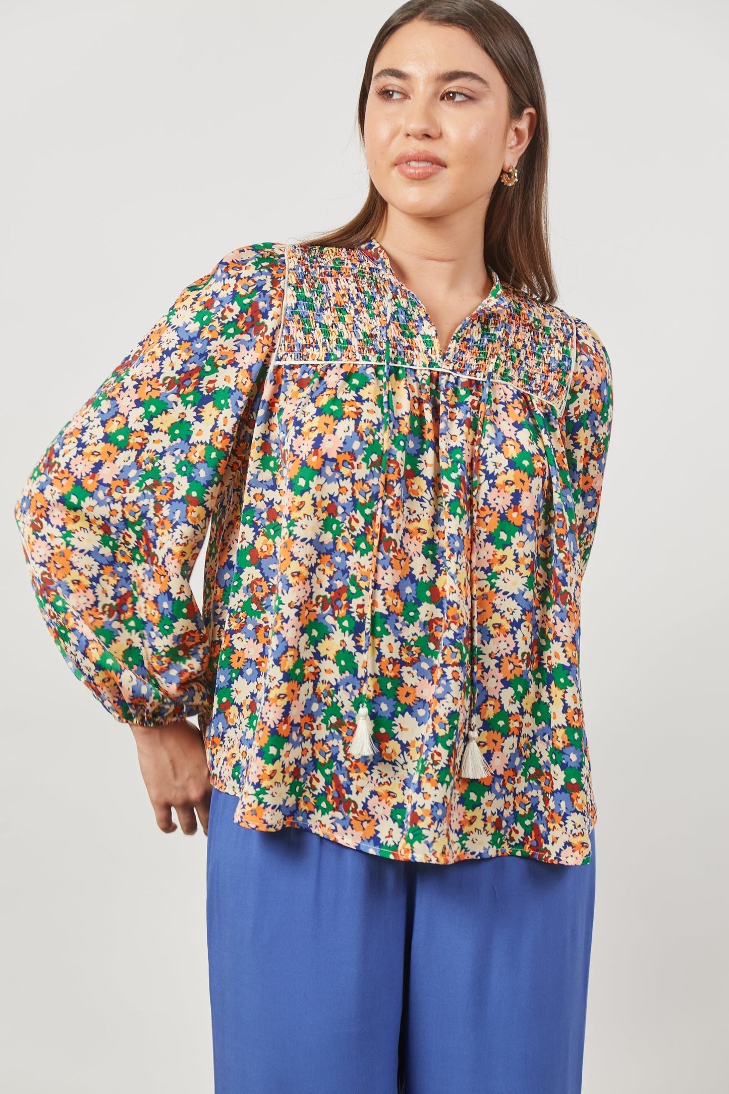 ROMANCE BLOUSE MEADOW BLOOM