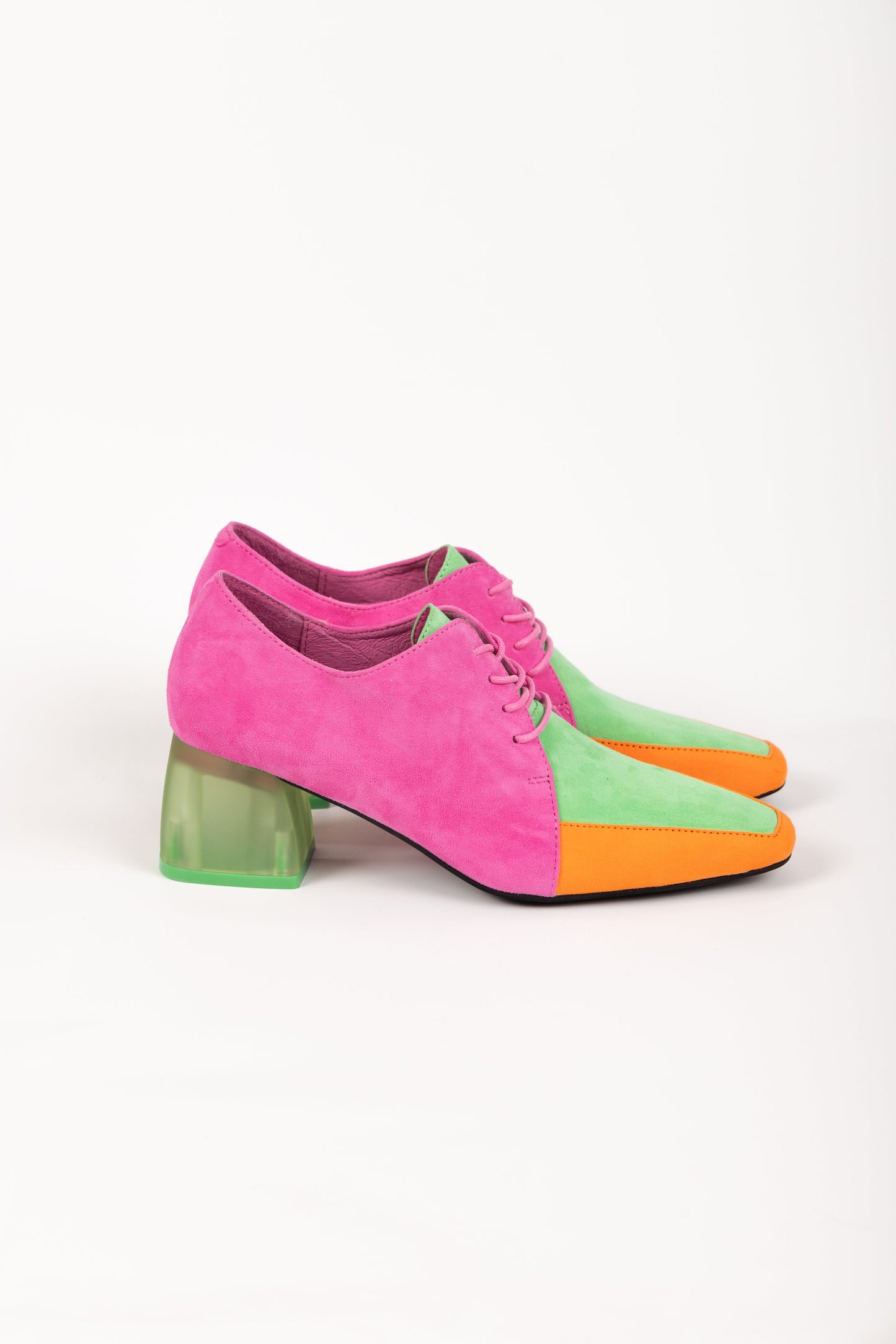 MARICE SHOE MANDARIN LIME SUEDE