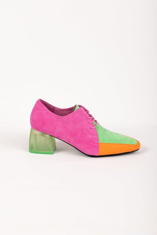 MARICE SHOE MANDARIN LIME SUEDE