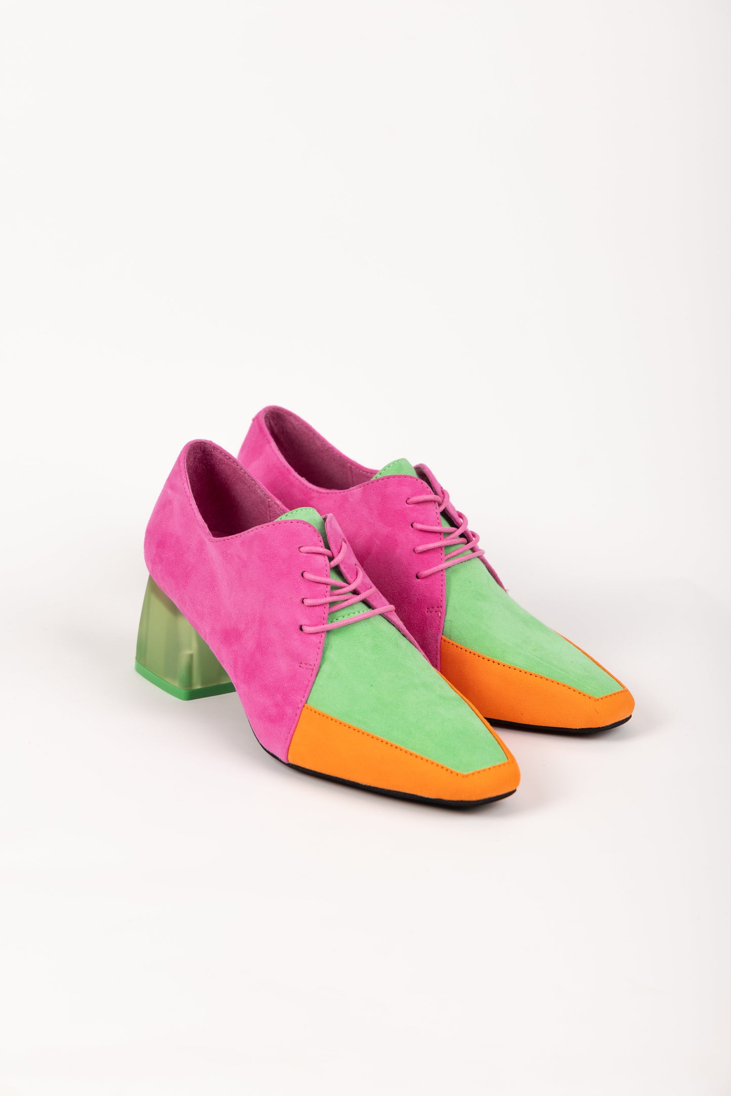 MARICE SHOE MANDARIN LIME SUEDE