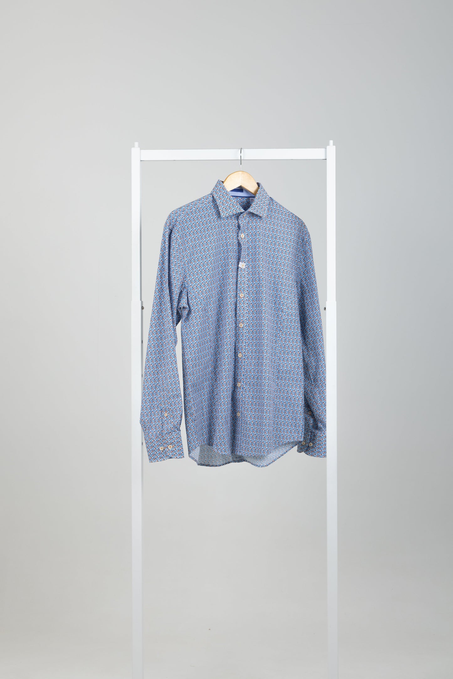 BUSINESS CLASSIC LS SHIRT - CUBES