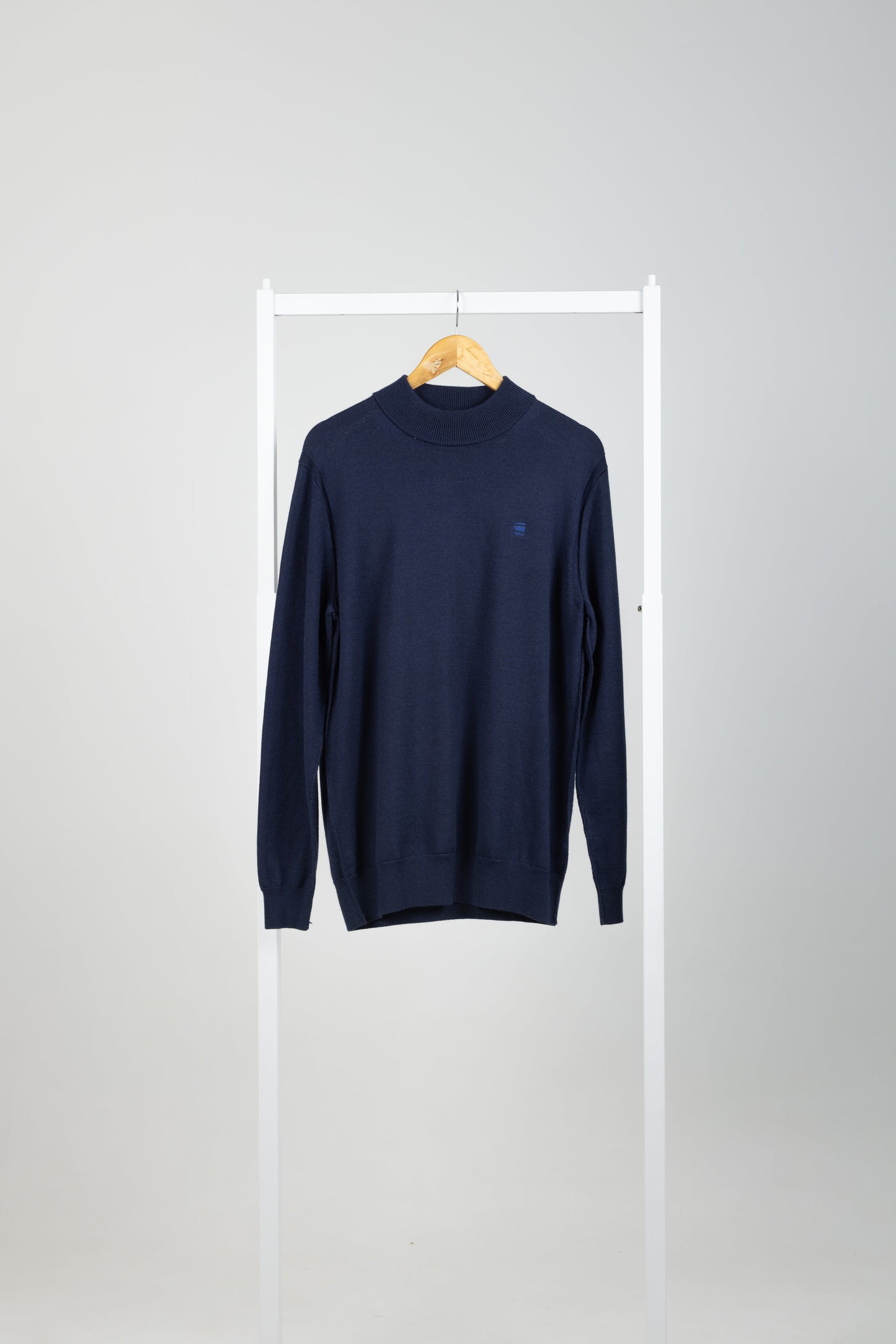 CORE MOCK TURTLE KNIT - SERVANT BLUE