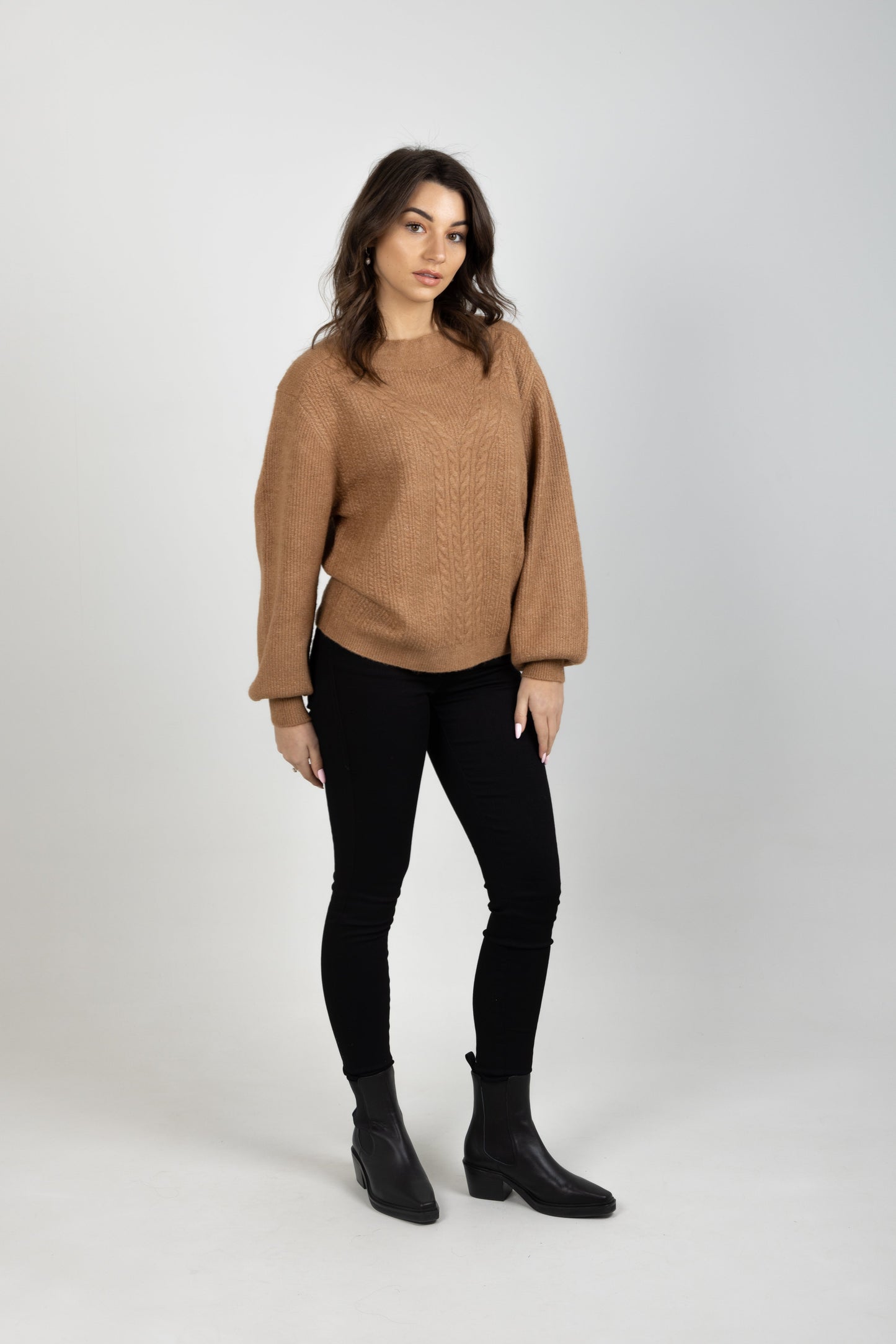 ELENA KNIT TOFFEE