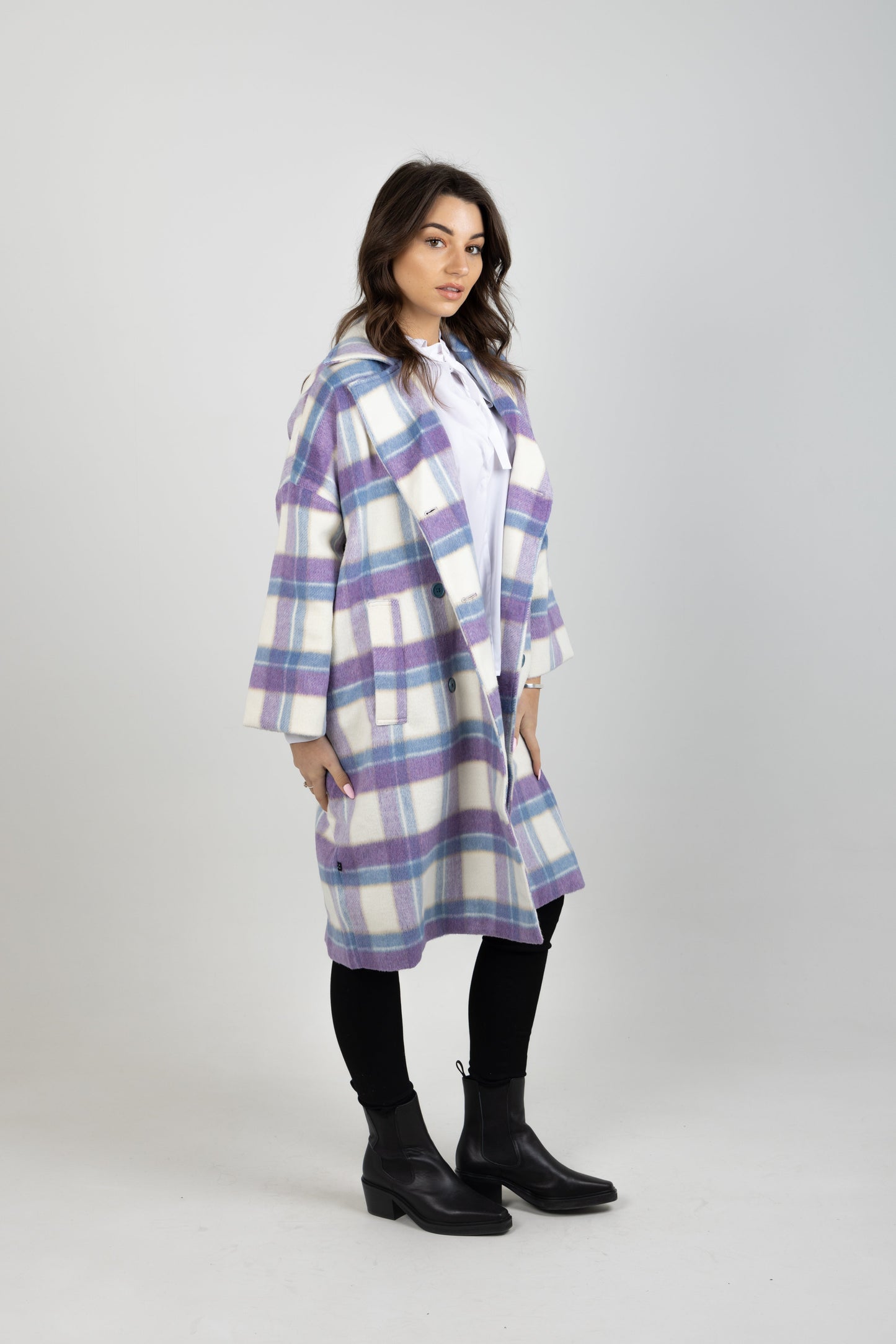 DIXIE COAT BLUE PLAID