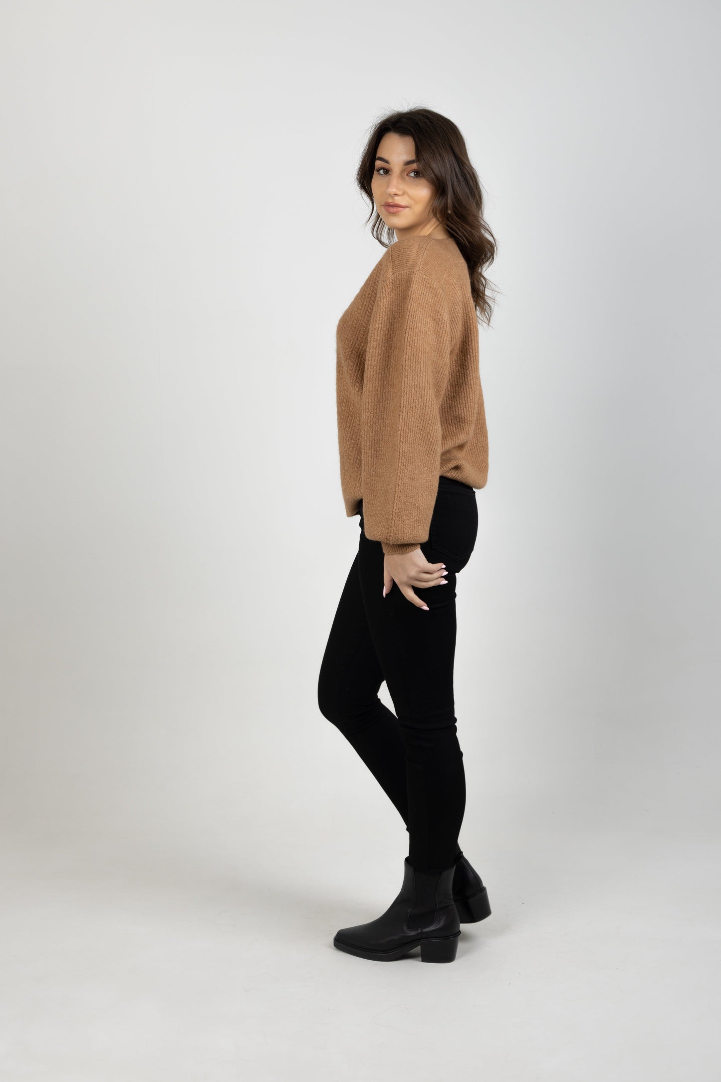 ELENA KNIT TOFFEE