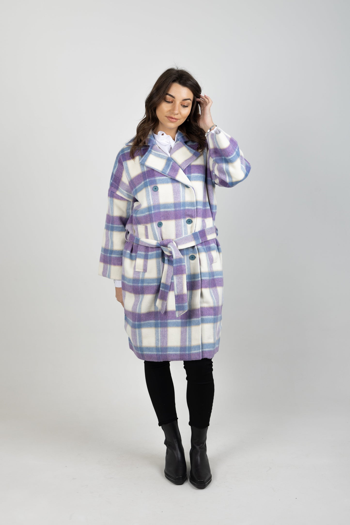 DIXIE COAT BLUE PLAID