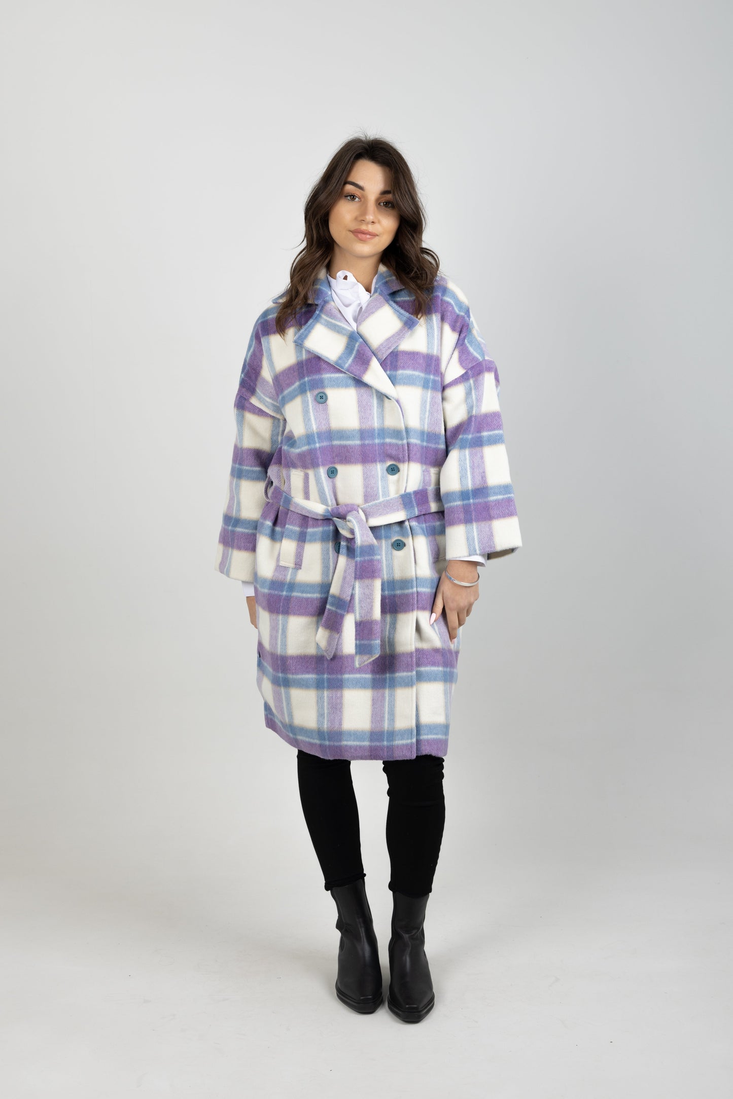 DIXIE COAT BLUE PLAID