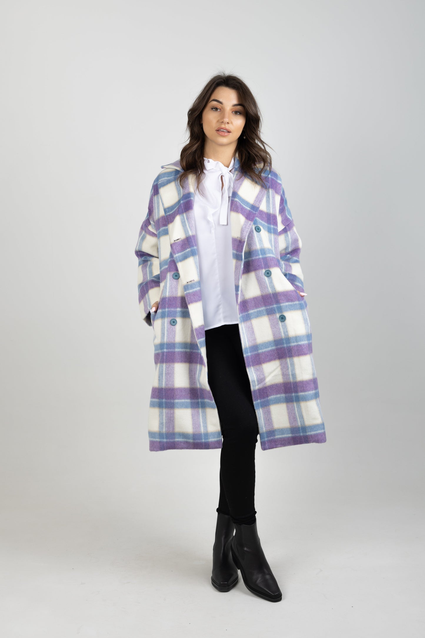 DIXIE COAT BLUE PLAID