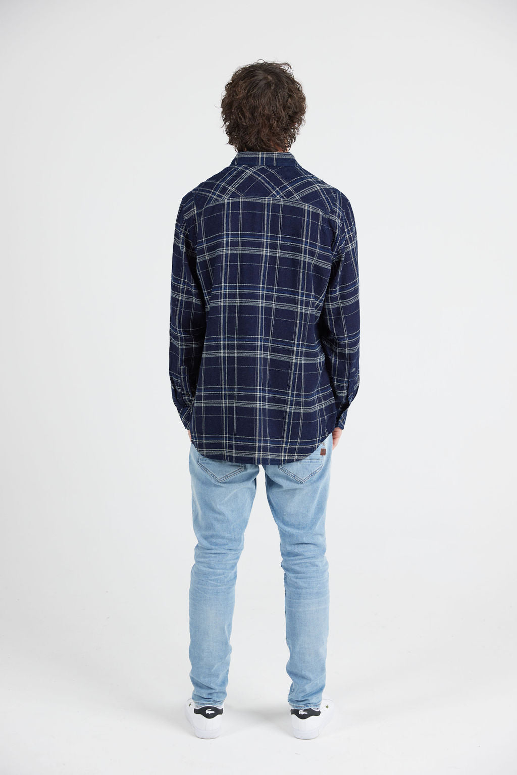 BRISTUM SLIM SHIRT - RINSED YOKO CHECK