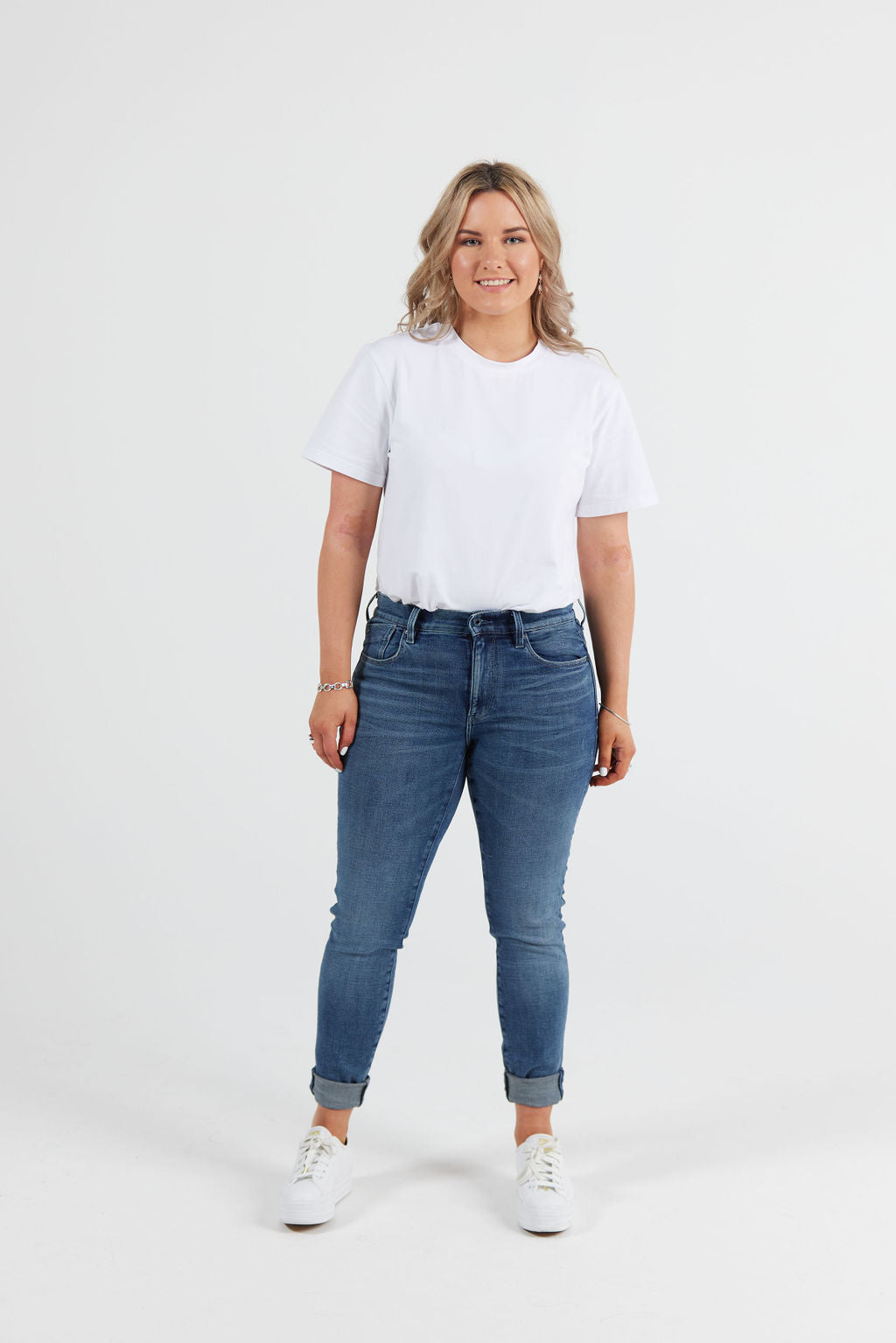 LHANA SKINNY JEAN - FADED CASCADE