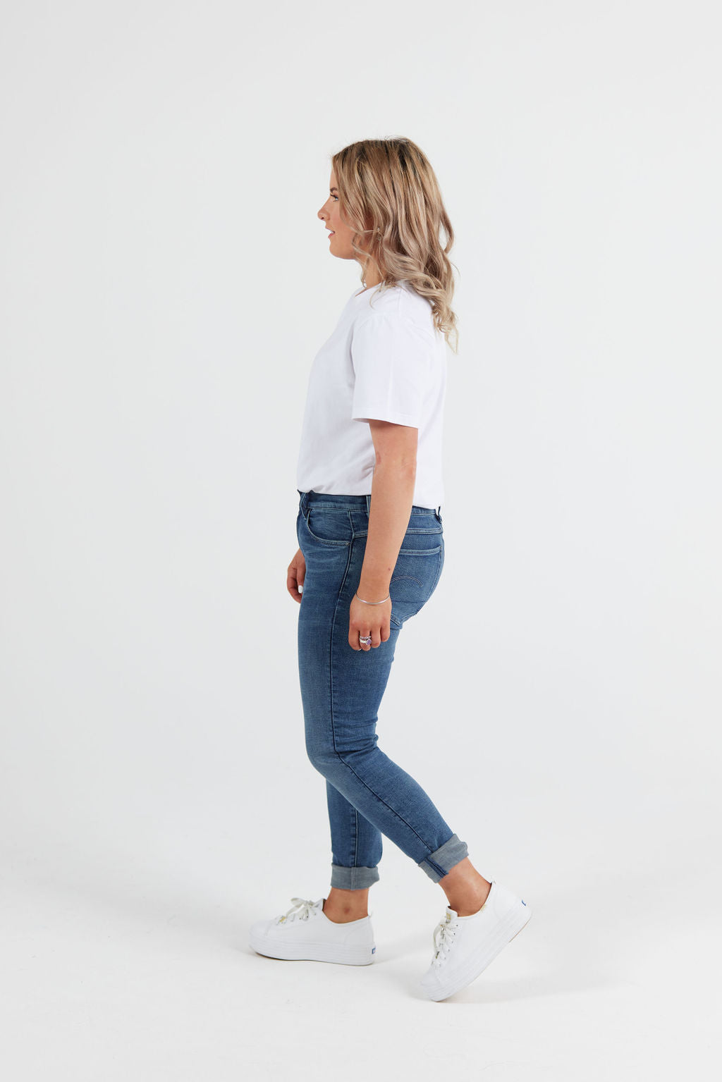 LHANA SKINNY JEAN - FADED CASCADE